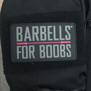 Barbells for boobs backpack